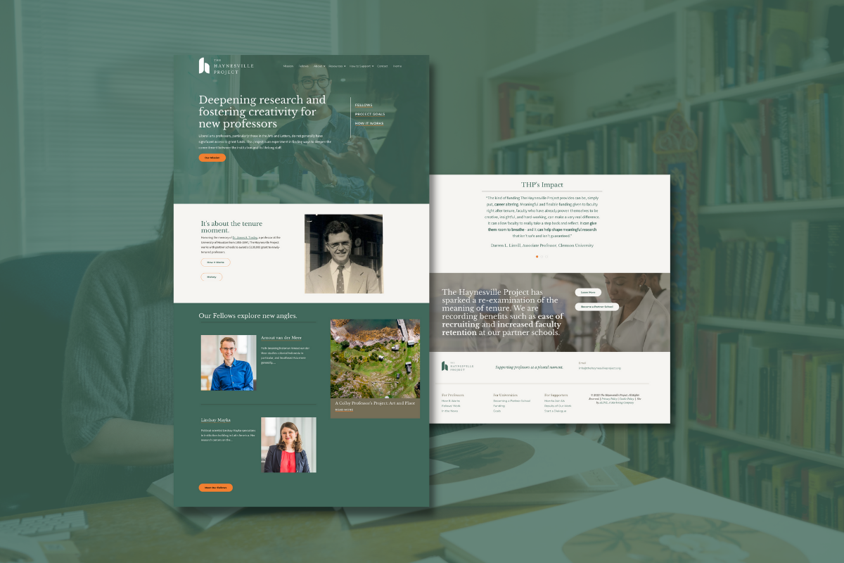 the haynesville project new website design